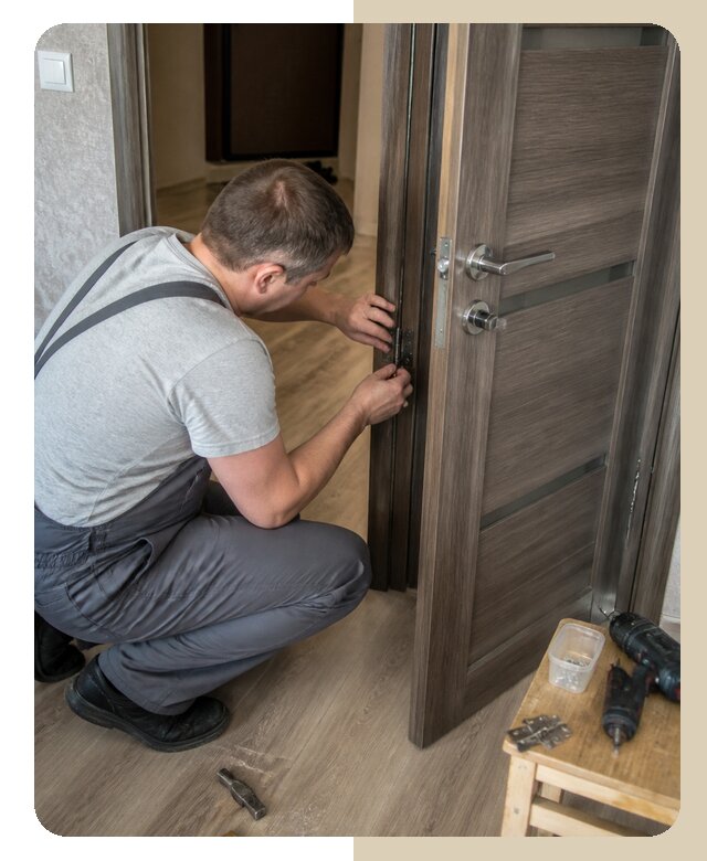 Замена дверных петель в Дивногорске по цене от 2528 р. | Дверной